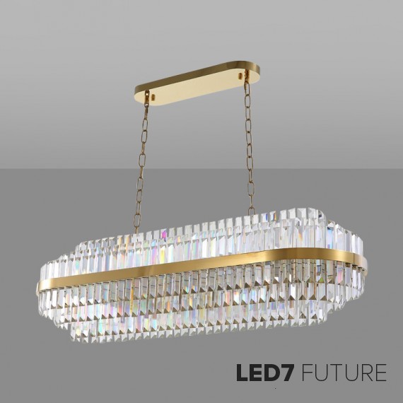 Ritz - Odeon 19 Rectangular Chandelier